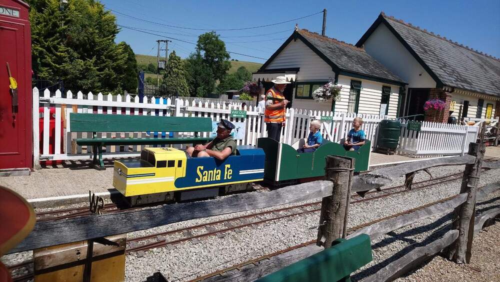 Miniature Train at Elham Valley